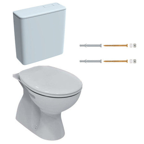 Van Marcke Solutions WC pack Ideal Standard Simplicity cuvette au sol sortie CA avec abattant