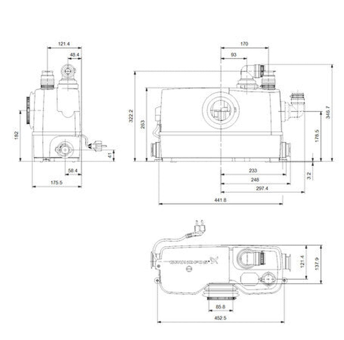 Station de relevage Grundfos Sololift 2 WC-3
