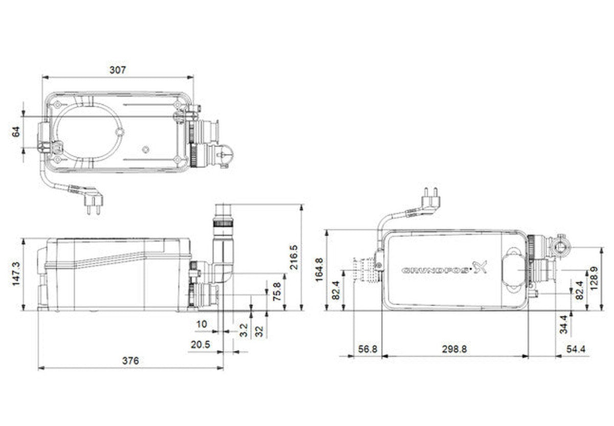Station de relevage Grundfos SOLOLIFT2 D2