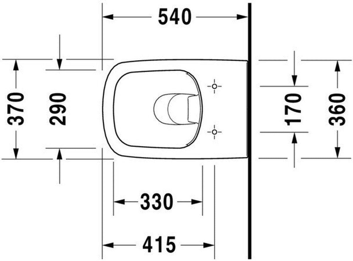 WC suspendu Duravit DuraStyle - Pack complet
