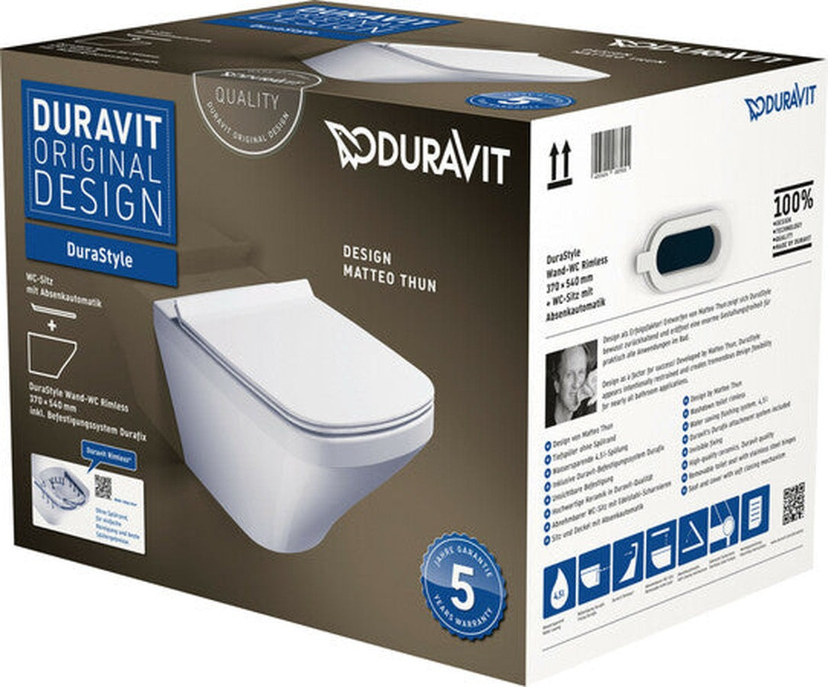 WC suspendu Duravit DuraStyle - Pack complet