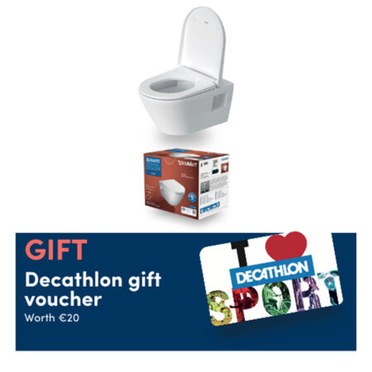Cuvette WC suspendue Duravit D-NEO - Pack