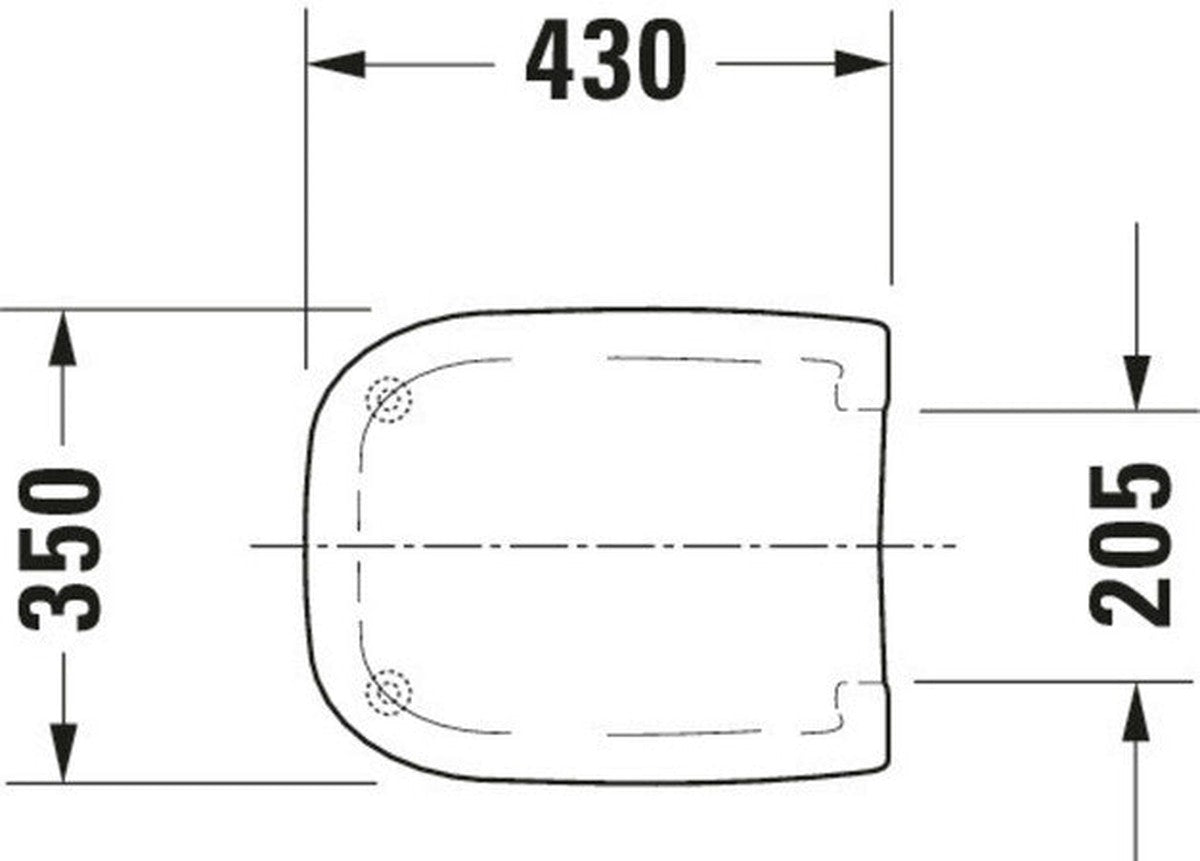 Duravit D-Code abattant standard