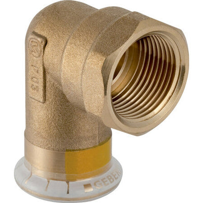Raccord Geberit Mapress cuivre gaz équerre 90°