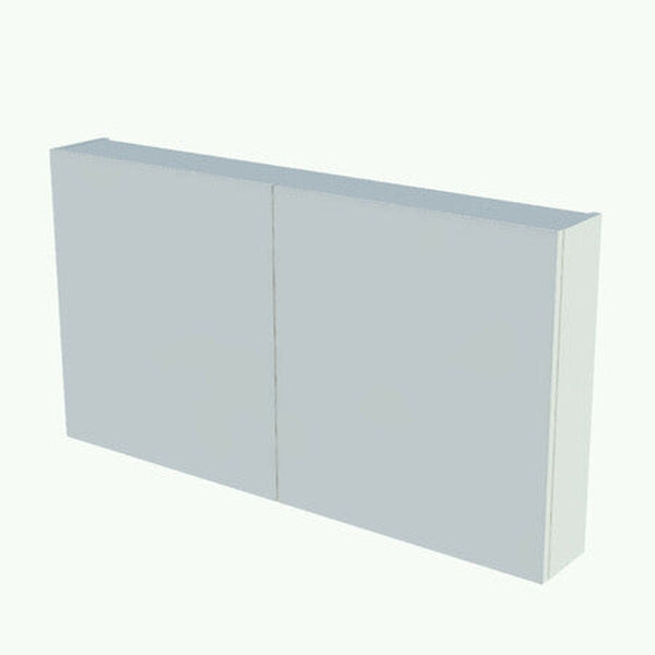 intro Tempus armoire de toilette 1200x650x163mm 2 portes étagères blanc