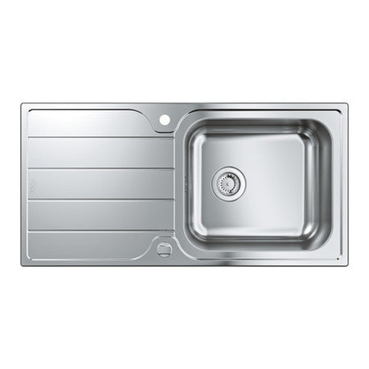 Évier inox 1 bac avec égouttoir Grohe K500
