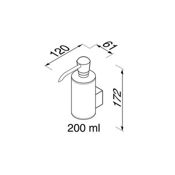 Geesa Nexx distributeur savon chrome