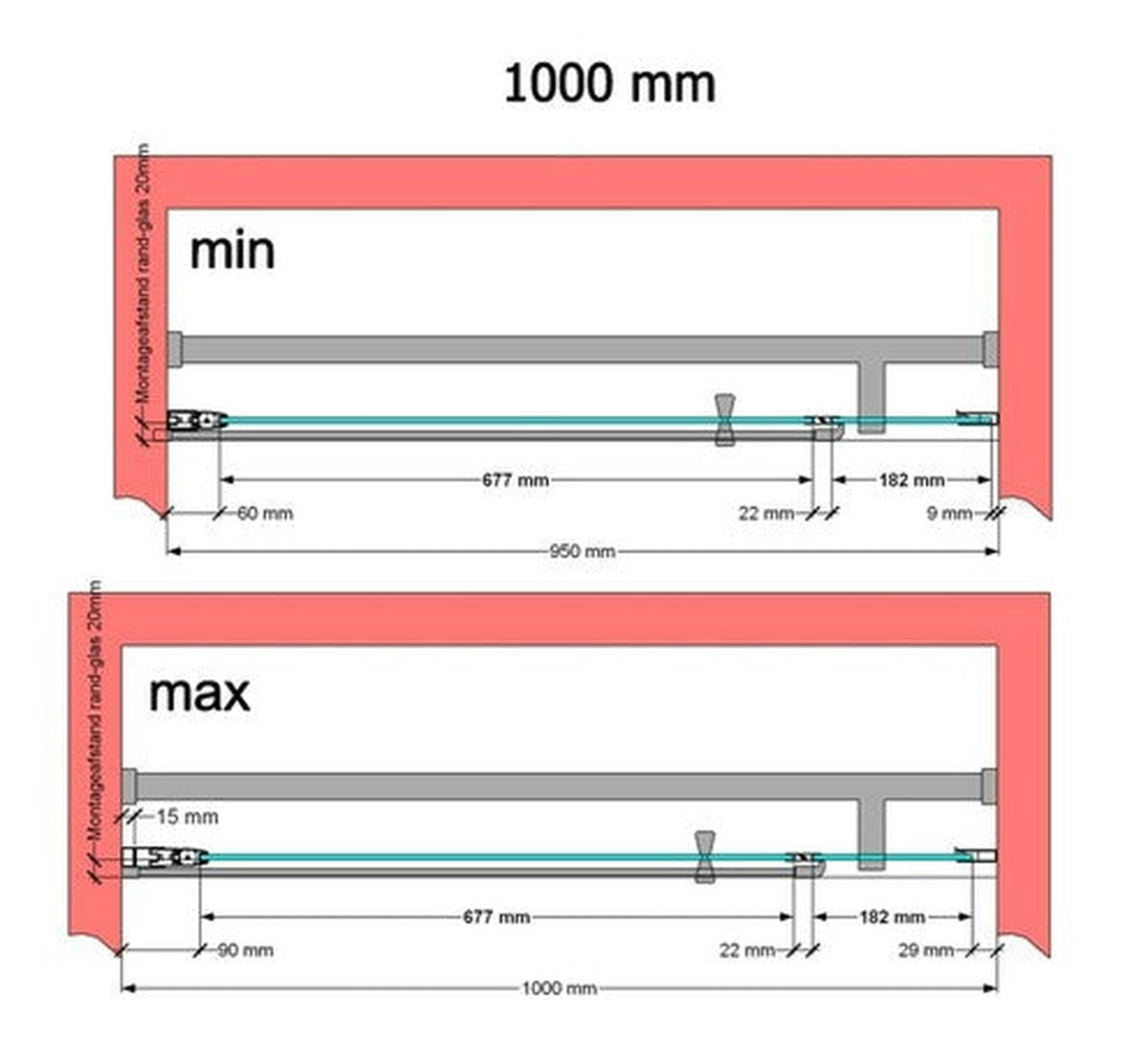 Van Marcke Pina XL Design porte pivotante 900x2000mm blanc mat