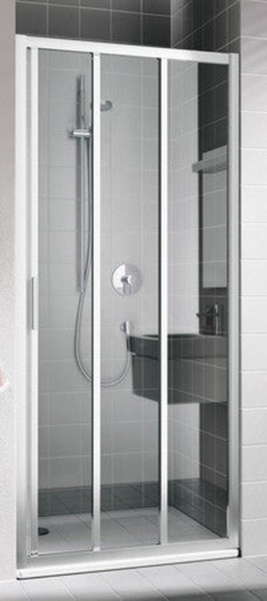 Kermi Cada XS porte coulissante 3 éléments 900x2000 mm droite