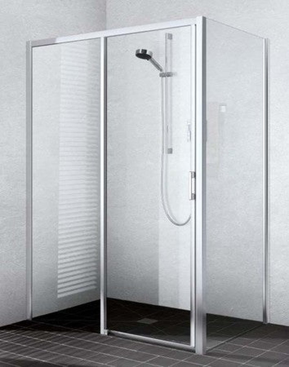 Kermi Liga porte coulissante 2 éléments 1200x2000 gauche mat