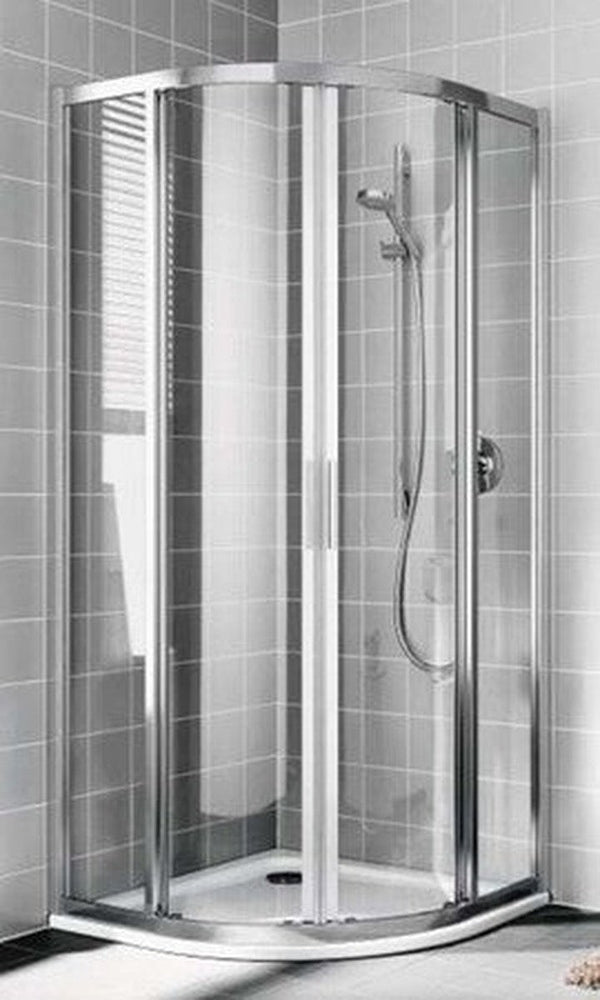 Kermi Cada XS paroi arrondie (portes coulissantes) 900x2000 mm