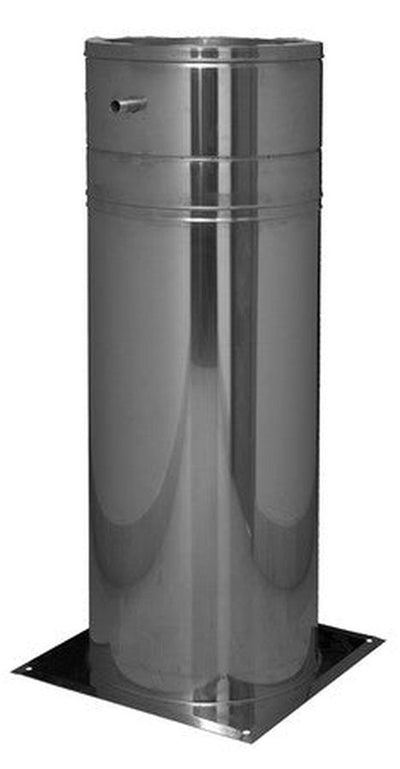 Dinak DW 856 support de sol réglable purge D100 inox 316L réglable 400 1200mm