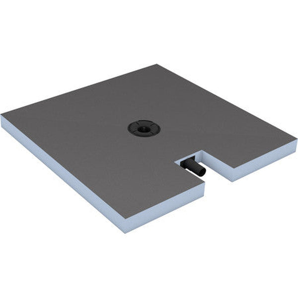 Wedi Fundo Plano Z receveur de douche 1400x900x65mm écoulement excentré