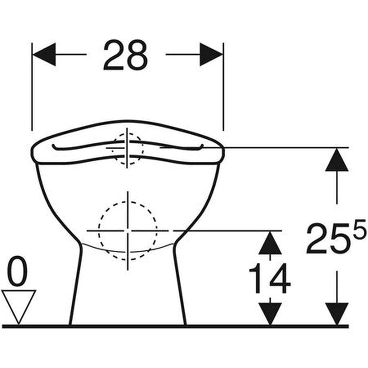 Geberit Bambini floor-standing toilet for children