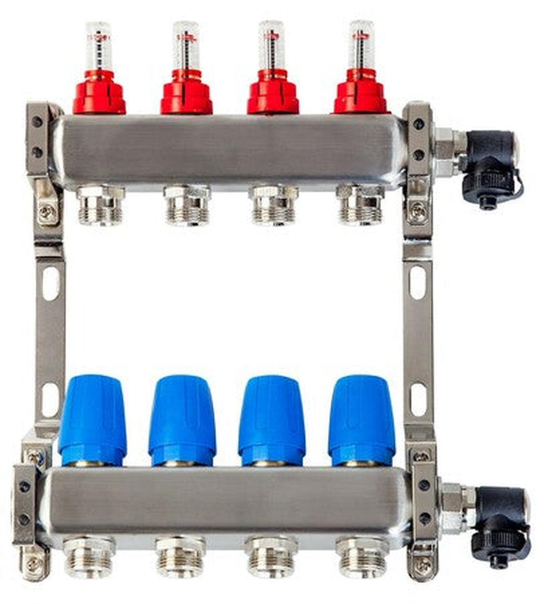 Comap RVS verdeler 3 groepen debietmeter 0,5 2,5 l/min voorgemonteerd