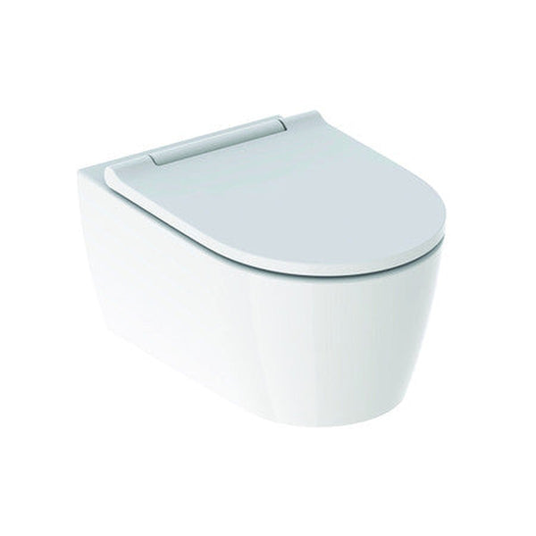 WC suspendu Geberit One - Blanc, Turboflush, softclose