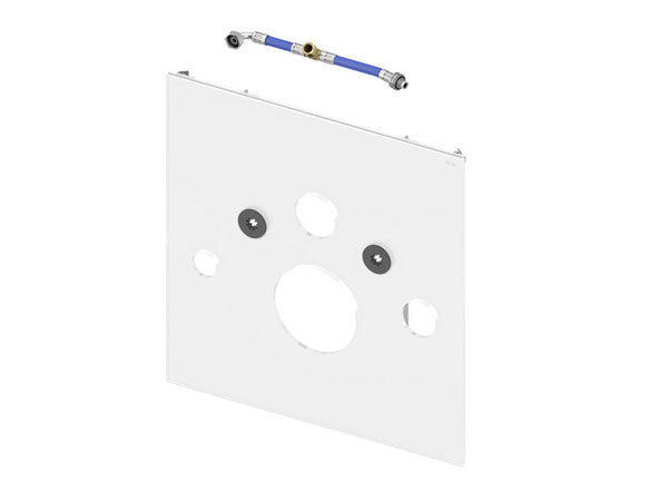 Tece TeceLux plaque fixation douche-closet verre blanc