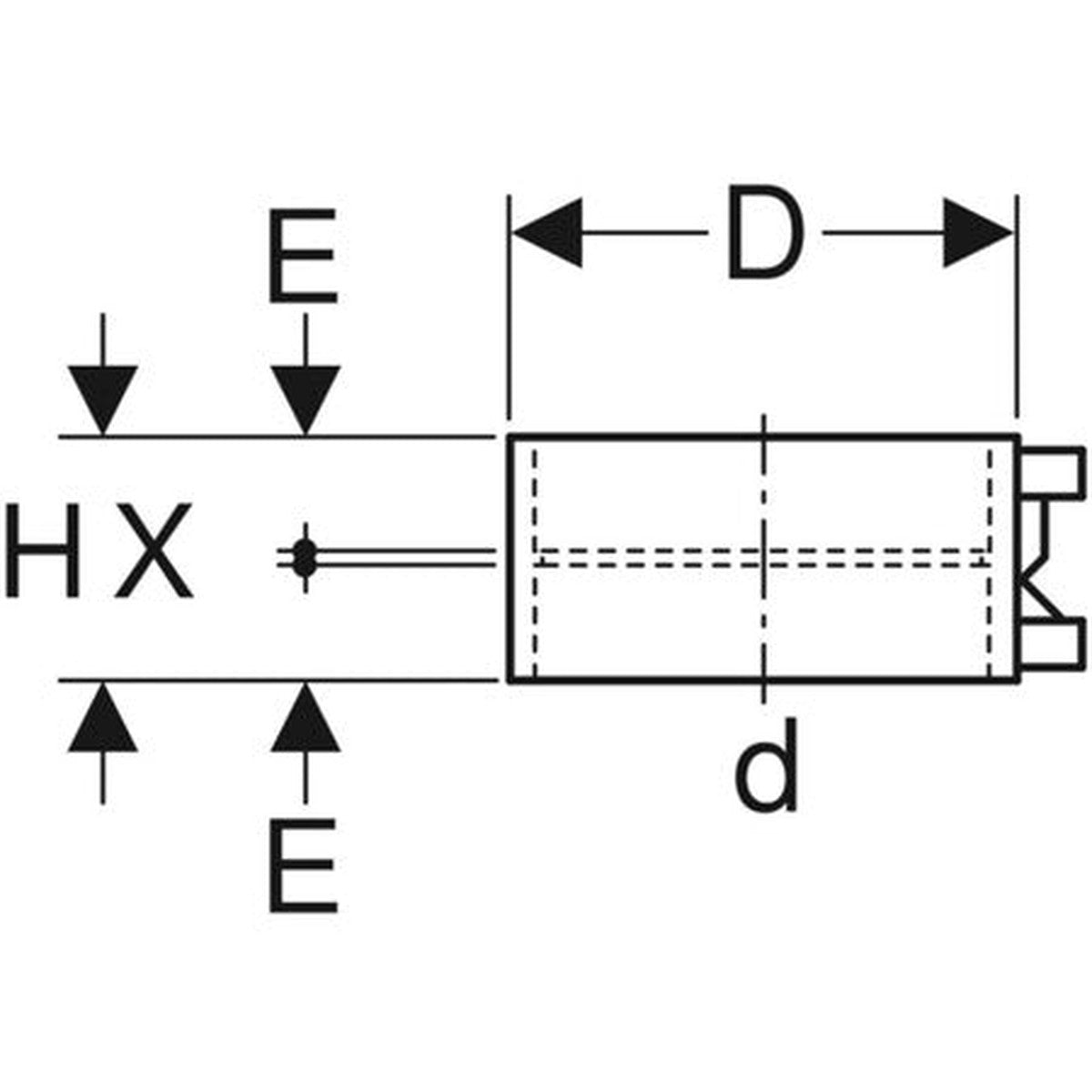PE-HD elektrolasmof D 135 Geberit