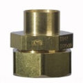 Chrome-plated brass fitting D20 x Copper 22 x 1