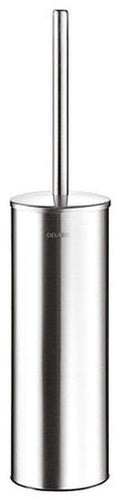 Delabie pot à balai WC mural avec couvercle inox satiné