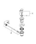 Bonde de vidange automatique 1 1/4" chromée