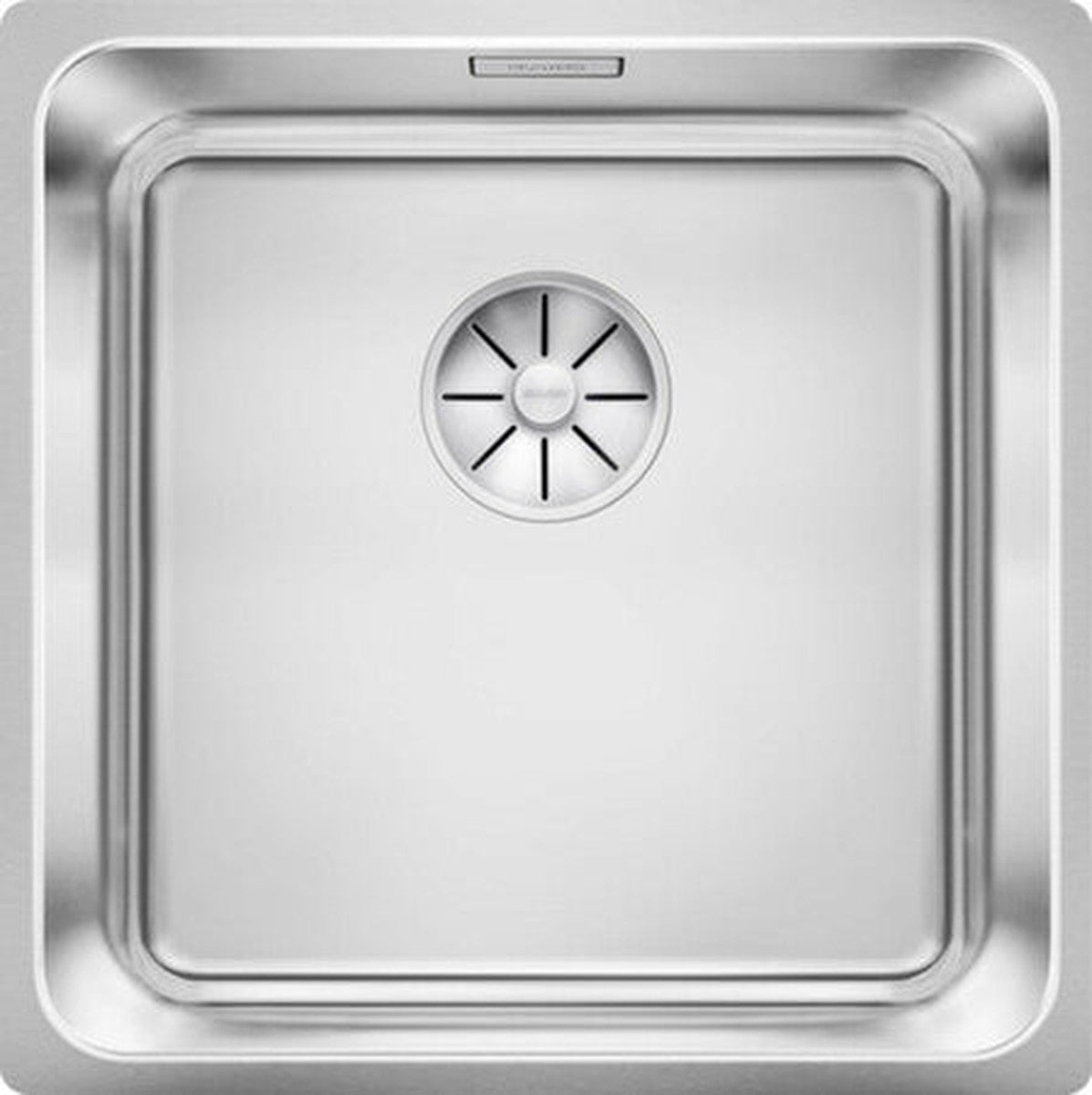 Blanco Solis 400-U évier sous-encastrer 1 bac bonde-corbeille 3 1/2" inox satiné