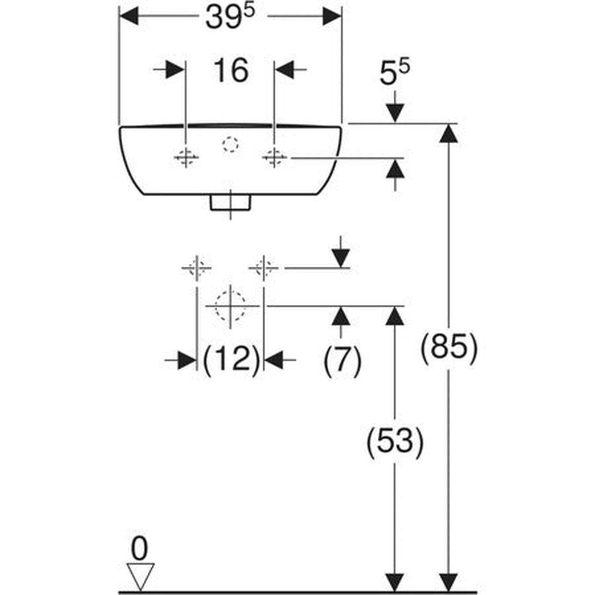 Van Marcke 365 wastafel 33x40cm