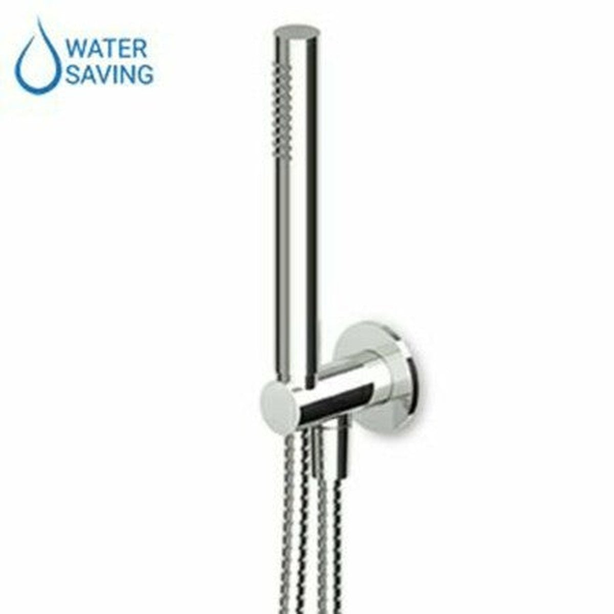 Zucchetti ensemble douchette Noir mat gaufré