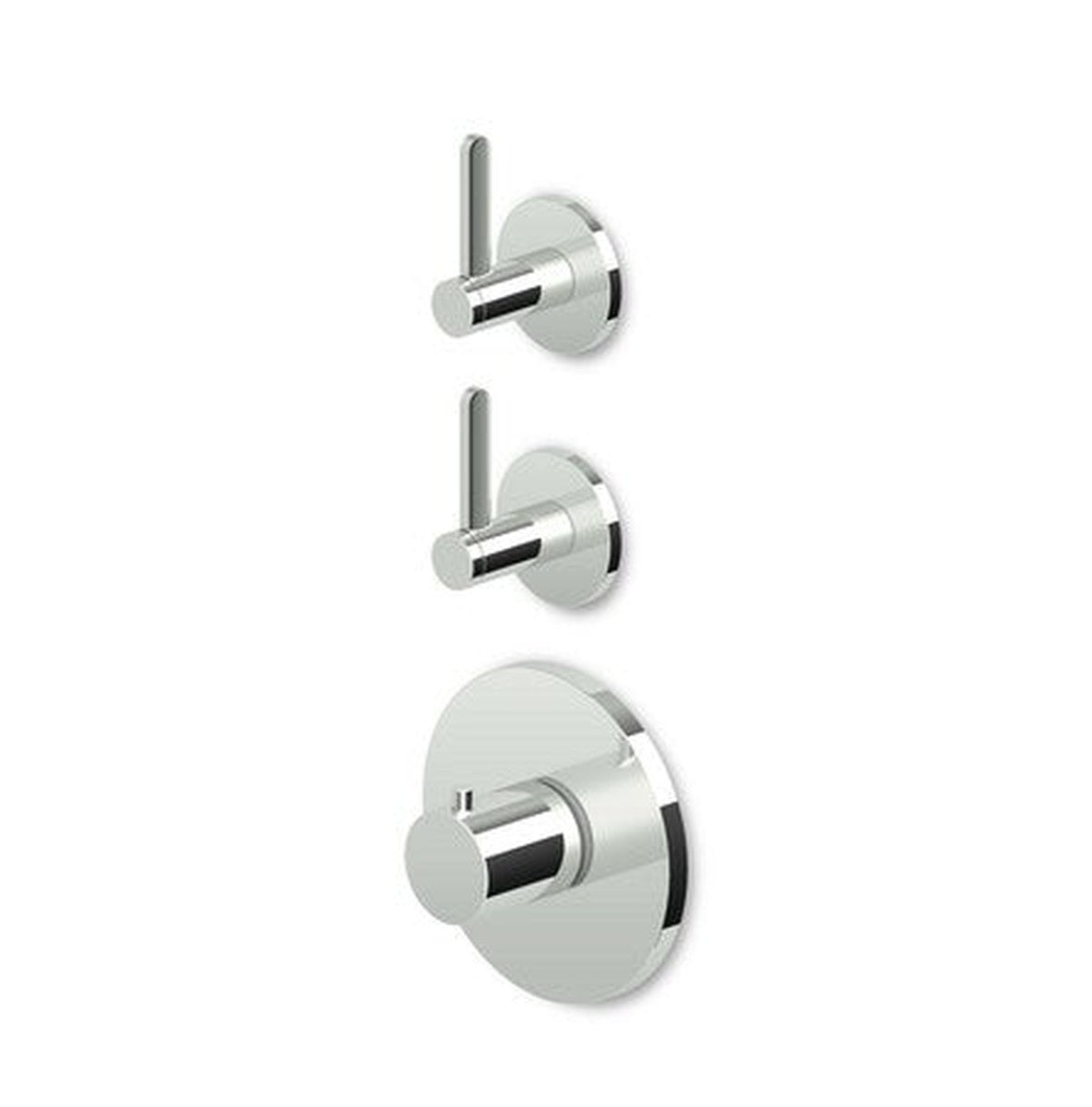 Zucchetti Isy22 thermostatische inbouwdouche, geborsteld PVD Brits Goud