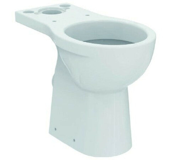 Porcher Ulysse+ cuvette sur pied surélevée sortie horizontale trous d'abattant