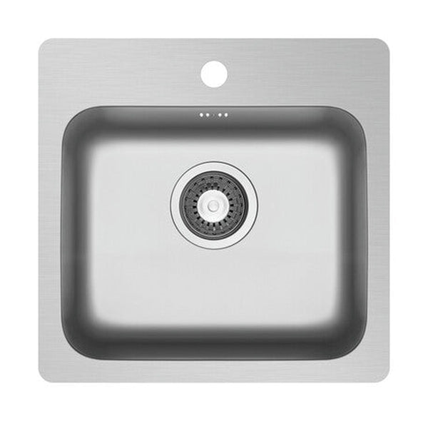GO by Van Marcke Lia ForU évier complet 460x450mm 1 bac inox soupape décharge