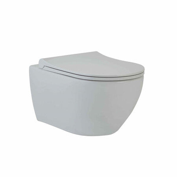GO by Van Marcke Carissa pack cuvette suspendue sans bride blanc brillant
