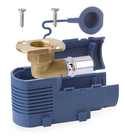 SYSTEMPEX boîtier simple chauffage à sertir D16 mm 1/2"F