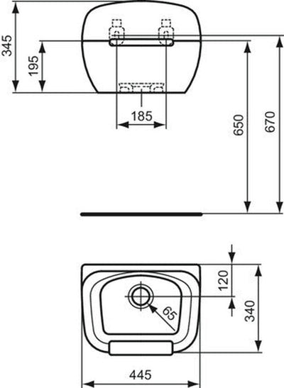 Ideal Standard Douro grille chrome