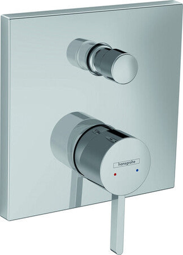 Hansgrohe Finoris mitigeur bain monolevier mural encastré chromé