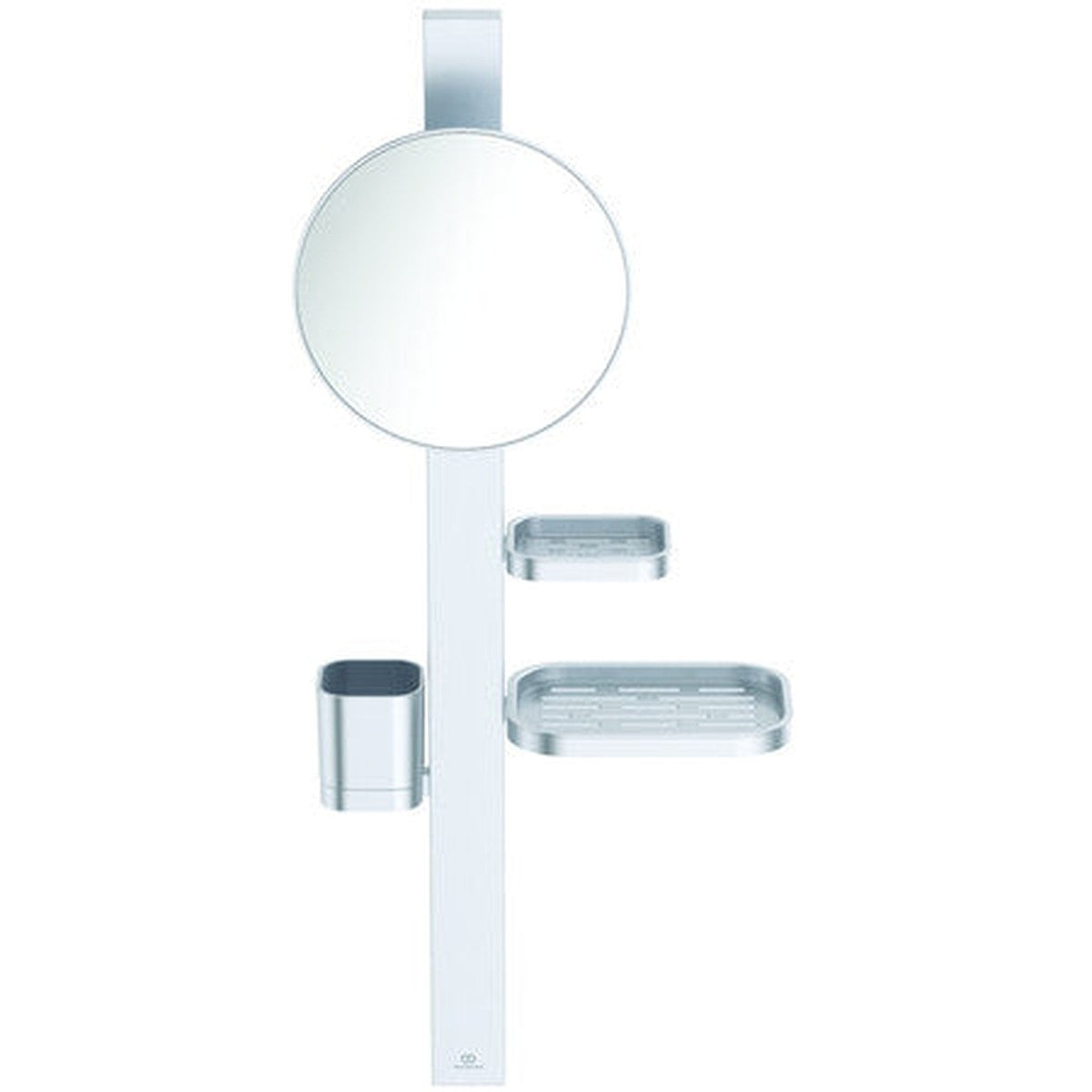 Ronde, geborsteld roze vergrotende spiegel Ø20cm Ideal Standard
