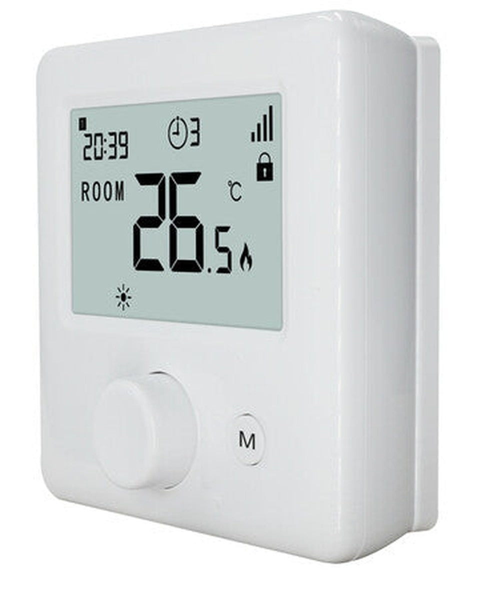 Bedrade thermostaat Cube TH 1018 wit
