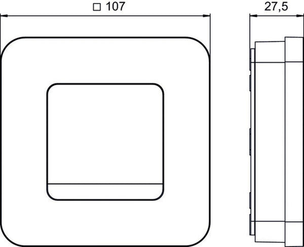 Theben RAM 812 top3 thermostat programmable digital - blanc