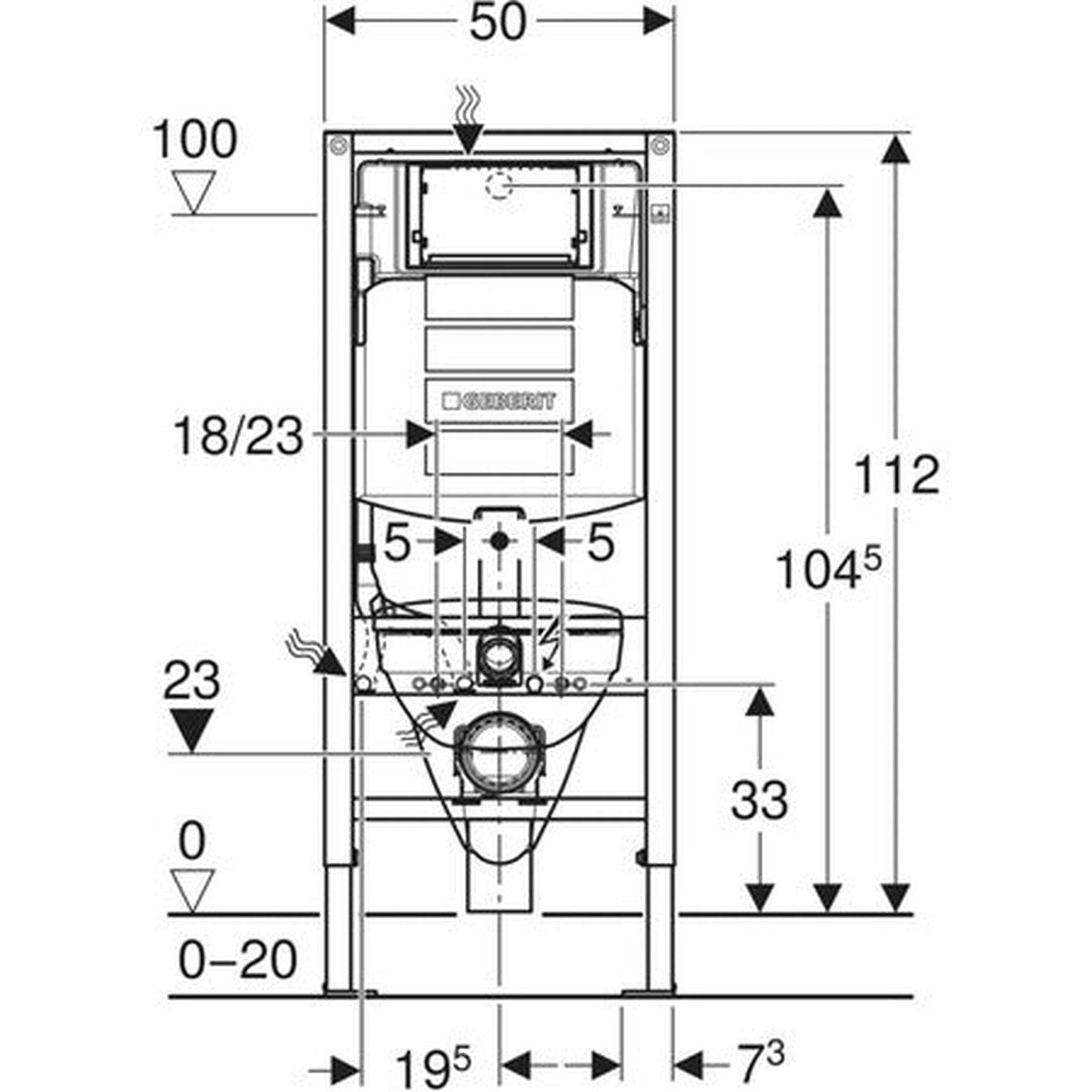Geberit systemfix set avec plaque de commande et cuvette suspendue Selnova
