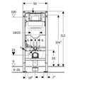 Geberit Duofix élément de montage pour cuvette suspendue