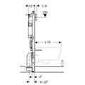 Geberit Duofix élément de montage pour cuvette suspendue