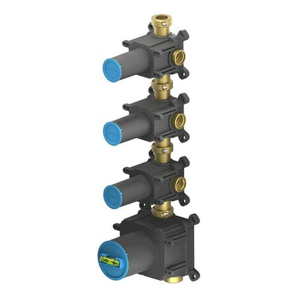 Zucchetti corps d'encastrement pour mitigeur douche avec 3 robinets d'arrêt