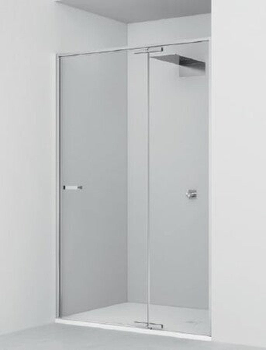 Arblu Filo plus porte pivotante 100CMx200CM profil laqué mat verre transparent