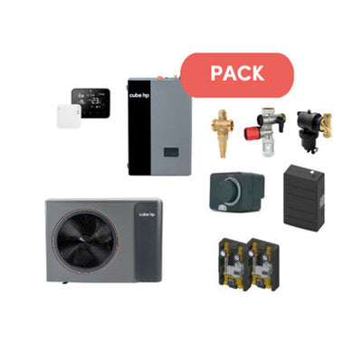Lucht-waterwarmtepomp Cube M8 Solo Monobloc