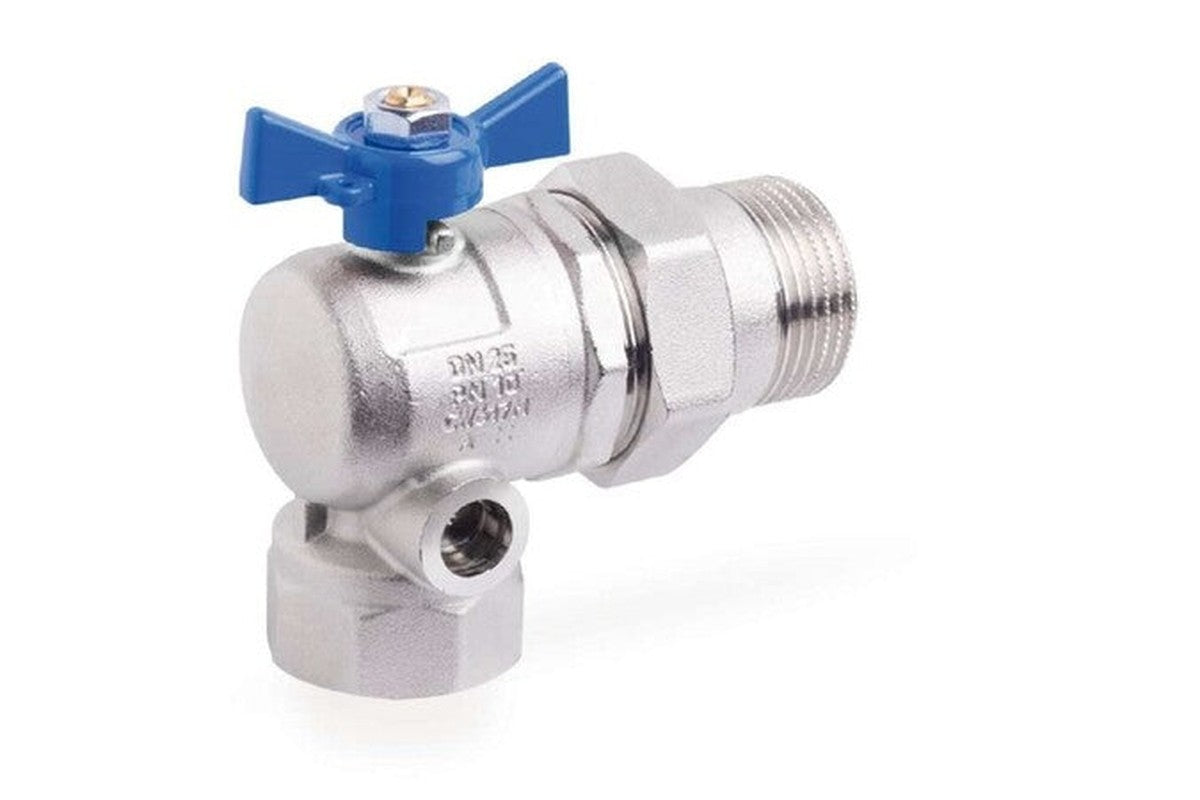 SYSTEMPEX vanne à bille équerre D3/4" bleu