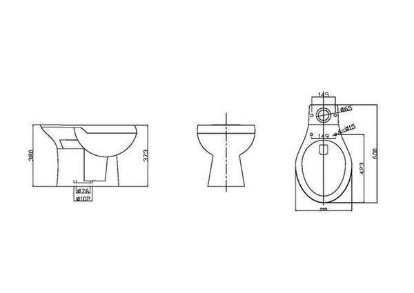 GO Van Marcke Volga CA cuvette au sol sortie S