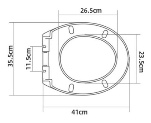 Toilet seat Duroplast Van Marcke Volga+