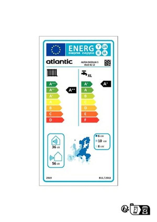 Atlantic Alfea Excellia S Duo 12 XL air-to-water heat pump DHW 12.5 kW