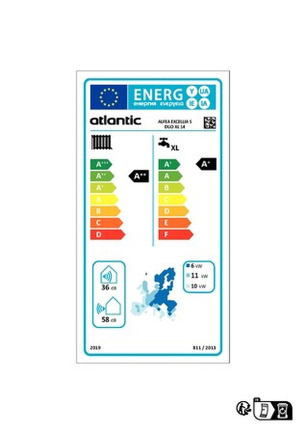 Atlantic Alfea Excellia S Duo 14 XL air-to-water heat pump DHW 14.5 kW