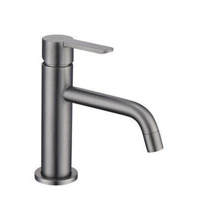 Verona brushed metal basin mixer